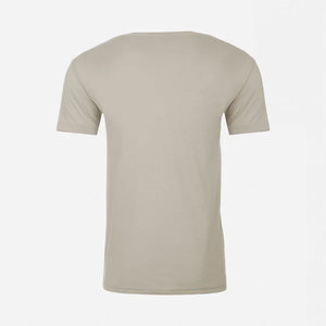 Camiseta Deportiva Unisex de Manga Corta, Cuello Redondo, Tejido CVC, Color Plateado - Product Image 2