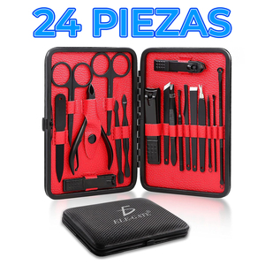 Kit Professionale 24-in-1 per Manicure e Pedicure, Set Ago per Acne, 16 Accessori, Logo Personalizzabile, Portatile, Fai-da-te, Acciaio Inossidabile, Scatola in Plastica - Product Image 6