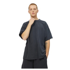 T-shirt surdimensionné personnalisé pour homme, 100% coton, coupe ample, streetwear de luxe, t-shirt surdimensionné uni - Product Image 1