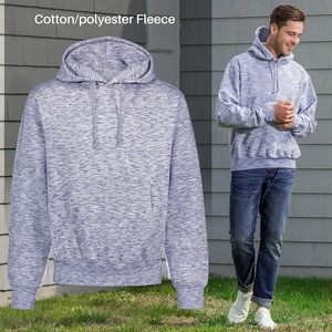 Sweat à capuche pour homme, coupe classique, coupe ajustée, 100% coton molletonné, respirant, séchage rapide, teinture unie, streetwear d'hiver - Product Image 6