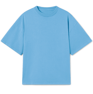 270 GSM Heavy Weight Custom Logo 100% Cotton Terry Drop Shoulder Oversized <b>Cropped</b> Boxy <b>T</b> <b>Shirts</b> for Men High Quality <b>Fit</b> - Product Image 1