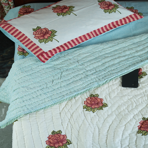 Ensemble de literie imprimé léger et de qualité, 100% chanvre biologique, écologique, durable, texture lisse pour un sommeil confortable - Product Image 2