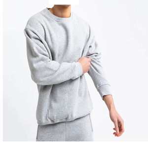 2025 vente en gros personnalisé solide survêtement vêtements de Jogging hommes 100% et survêtement hommes 2 pièces ensemble sweat et pantalon ensembles pour hommes - Product Image 2