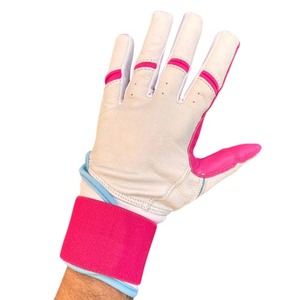 Custom Youth and Adult Softball Baseball Batting Gloves With Sheep Skin Palm - Product Image 1