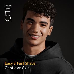 Afeitadora Eléctrica Inalámbrica Smart Care para Hombre, Uso en Seco y Húmedo, 50 Minutos de Autonomía, Cinco Cuchillas, Resistente al Agua, Color Negro, Certificación IPX7 - Product Image 6