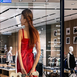 Di động trong suốt <span class=keywords><strong>HD</strong></span> màn hình LED Video tường hiển thị kỹ thuật số Poster cho trung tâm mua sắm sử dụng với SDK chức năng - Product Image 4