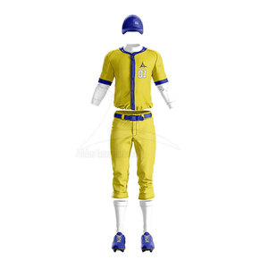 Customized Logo Breathable <b>Light</b> Weight Baseball Uniform High Quality 100% Polyester Custom Size <b>Cheap</b> Price for Men - Product Image 1