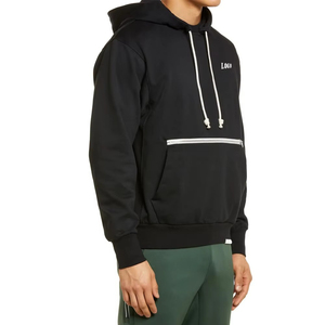 Haute qualité dernier style longueur sweats à capuche surdimensionnés respirant tenue décontracté pulls à capuche à vendre bases coton mélangé - Product Image 3