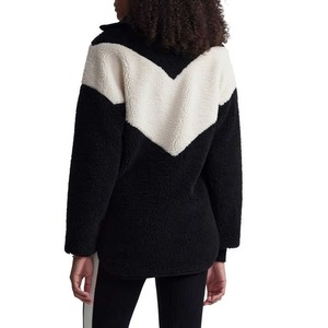 2025 nouveauté veste Sherpa respirante légère de haute qualité pour les femmes conception d'épaule tombante confortable et élégant - Product Image 2