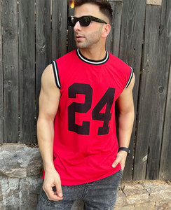 Fabricante de ropa deportiva ligera, chaleco para correr, camiseta sin mangas de algodón transpirable, camisetas de fitness para gimnasio, camiseta para hombre - Product Image 2