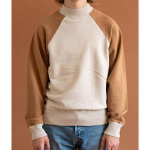 Sweat-shirt d'hiver 100% coton de couleur unie à col montant avec impression numérique Pull Fashion Street Style - Product Image 5