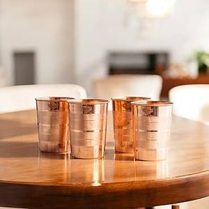 Verre de cuivre pur solide et durable avec un matériau épais et robuste pour le réglage de la table de fête de mariage au prix de gros - Product Image 5