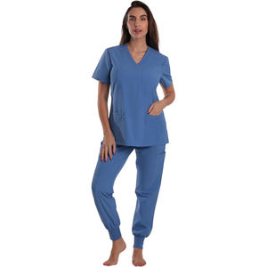 Veste d'été unisexe à manches courtes Costume d'allaitement personnalisé de haute conception pour les patients Uniformes hospitaliers du personnel hospitalier - Product Image 1