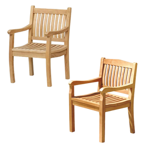 Fauteuils de jardin pour patio, fauteuils de jardin à une place, fauteuils en bois durables et écologiques, fabrication en Indonésie - Product Image 6