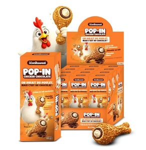 ICONIK SWEET Pop-In Chicken Chocolate 50g Boules de chocolat croustillantes pour enfants Disponibles au prix de gros - Product Image 2