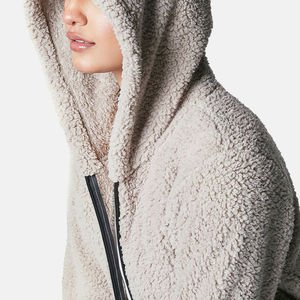 Sudadera con capucha corta personalizada para mujer, sudaderas con capucha informales, Jersey recortado, Sudadera con capucha de gran tamaño para mujer - Product Image 2