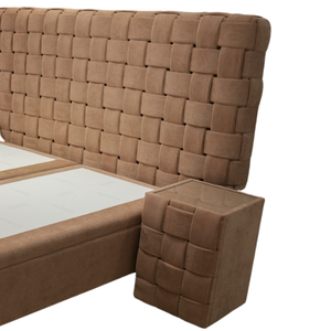 Base de Almacenamiento Tapizada de Lujo Laurel, Patas de Madera Elegantes, Cabecera Acolchada Moderna, Base de Plataforma para Proyectos de Alta Gama - Product Image 6