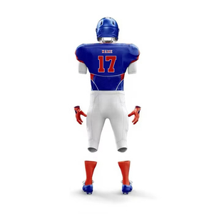 Nouveaux uniformes de football américain personnalisés avec logo sur mesure, respirants, grandes tailles, coupe ajustée, 100 % polyester - Product Image 4