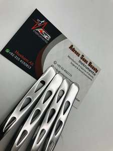 Pinces à épiler professionnelles durables en acier inoxydable de qualité chirurgicale, polies argentées, courbées, inclinées, pointues, marque ASB, pour le façonnage des sourcils - Product Image 4