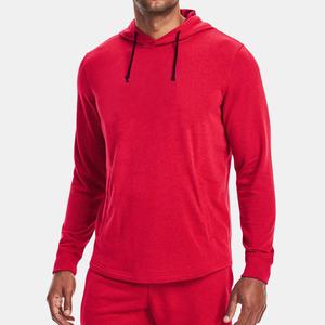 Custom Logo Cotton Fleece <b>Hoodie</b> Sports Embroidery Print Running Gym Blank Plain Pullover <b>Men</b> <b>Hoodie</b> - Product Image 2