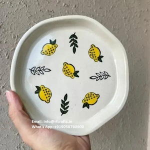 Platos de cena de cerámica personalizados de alta calidad Diseño elegante seguro para microondas y lavavajillas para restaurante y uso doméstico - Product Image 3