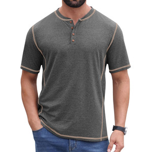T-shirts graphiques personnalisés en gros pour hommes – T-shirts streetwear vierges de haute qualité, coupe oversize, avec impression de logo - Product Image 3