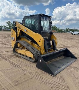 Cargadora de oruga compacta CAT 255 bastante usada original, cargadora de dirección deslizante articulada a la venta, cargadora de dirección deslizante CAT a la venta - Product Image 3