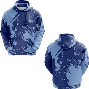 Wholesale 100% Polyester Custom Pullover Hoodie <b>Men's</b> Fleece Hoodies with Sublimation Embroidery Winter Print Pattern - Product Image 3