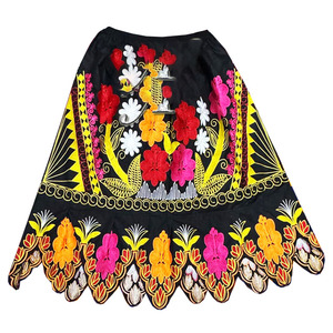 Falda con bordado floral para mujer de Micronesia, cintura recta de verano, diseño de Isleño hawaiano tropical - Product Image 4