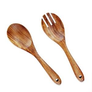 Serveurs à salade ou pinces à salade Ustensiles en bois Serveurs Ensemble de 2 Serveurs à salade en bois SET DE 2 KETCHENWAR UNIQUE FAIT À LA MAIN - Product Image 6
