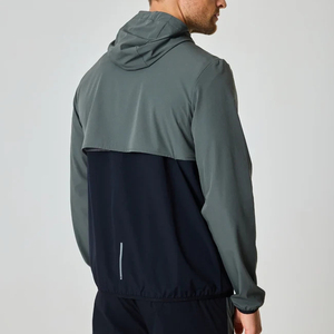 Wholesale High Quality Color Block <b>Lightweight</b> Tracksuit Windbreaker <b>Running</b> <b>Jacket</b> Custom Logo - Product Image 3