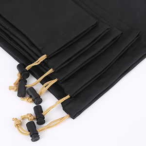 Dernière conception de sac à cordon de fitness en plein air en couleur unie en gros sac à cordon avec logo personnalisé unisexe - Product Image 1