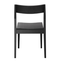 Chaise d'extérieur commerciale en teck robuste et minimaliste moderne, chaise de restaurant, mobilier de salle à manger avec des prix compétitifs