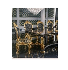 ชุดโต๊ะอาหารและเก้าอี้ไม้เนื้อแข็งสไตล์เรียบง่ายหรูหรา เหมาะสำหรับการสังสรรค์ครอบครัวขนาดใหญ่ ให้ความสะดวกสบายและดีไซน์ที่สง่างาม - Product Image 1