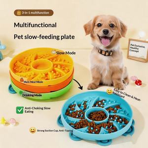 ชามอาหารป้องกันการสำลักแบบหลายฟังก์ชั่นสำหรับแมวและสุนัข - Product Image 2