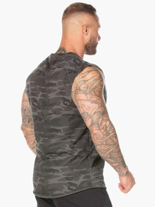 Alta calidad de los hombres Camo Homme Activewear Tank Top logotipo personalizado sin mangas gimnasio chaleco entrenamiento músculo ropa deportiva Cutt Off Stringer - Product Image 2