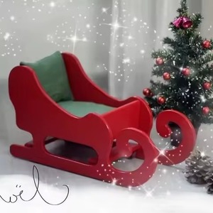 Accessoire de livraison de traîneau de Noël en métal pour les artistes de vacances acteurs du Père Noël ou artistes à thème - Product Image 5