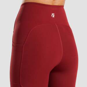 Leggings Capri Décontractés Radient XL, Motif Rouge, Tricotés en Spandex, Sans Coutures, Chauds, Taille Haute Push-up, Pour le Yoga - Product Image 5