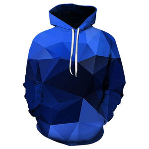 เสื้อฮู้ดพิมพ์ลาย3D ผ้าฝ้าย100% ออกแบบได้ตามต้องการสำหรับผู้ชายเสื้อฮู้ดผ้าฝ้ายธรรมดาระบายอากาศได้พิมพ์ลาย3D - Product Image 3