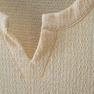 Débardeur Homme Texturé Sans Manches Col V Décontracté Été Doux Confortable Respirant Léger Tendance - Product Image 5
