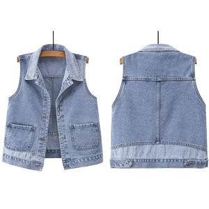 Chaleco Vaquero de Invierno para Hombre, Diseño Profesional, Fabricante Pakistaní, Prenda Exterior Informal, Transpirable, 100% Algodón, Mejor Calidad, Frente - Product Image 5