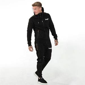 Insolite nouvelle tendance hommes 100% coton 450Gsm survêtement haute qualité sweats à capuche et survêtements ensemble deux pièces - Product Image 3