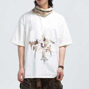 2025 ropa informal camisetas de gran tamaño camiseta de gran tamaño de alta calidad fácil de usar para hombres camiseta de gran tamaño de peso ligero - Product Image 1