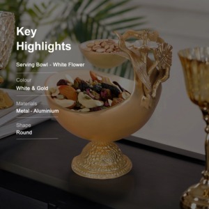 Soporte de metal pulido dorado de gran calidad para utensilios de cocina y accesorios de mesa para servir chocolate y postres - Product Image 3