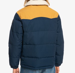 Chaqueta vaquera de talla grande para hombre de fábrica personalizada con cuello levantado, nueva moda, prendas de vestir exteriores, acolchado, material de poliéster OEM - Product Image 4