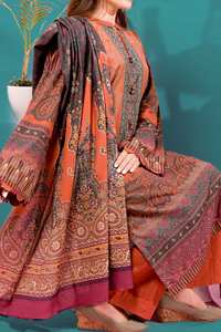 Robe Khaddar légère de bonne qualité pour femmes en couleur unie sur mesure, robe Khaddar pour femmes à col en O pour la vente - Product Image 2