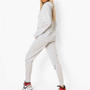 Haute qualité femmes survêtements logo personnalisé épaule tombante femmes survêtement survêtement pour dames/taux pas cher femmes survêtement 2026 - Product Image 3