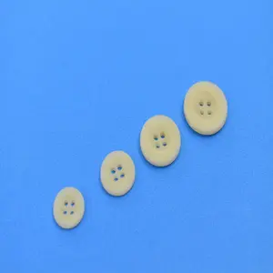 Fabrieksprijs Moq 20000 Stuks Plat Biologisch Afbreekbaar Met Natuurlijke Kleur 13Mm Tot 20 Mm Voor Kledingstukken Plastic Knop