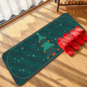 Jupe de sapin de Noël rouge et blanche, thème hivernal, tapis rond confortable pour la base du sapin de Noël, couverture douce pour la décoration intérieure - Product Image 4