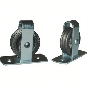 ล้อเลื่อนแบบมีร่อง 496 ล้อ ขนาดร่อง 8 มม. สีเทา ทำจากเหล็กหล่อ พร้อมแผ่นยึดแนวนอนและร่องแบบหมุนได้ HBS-BETZ - Product Image 3